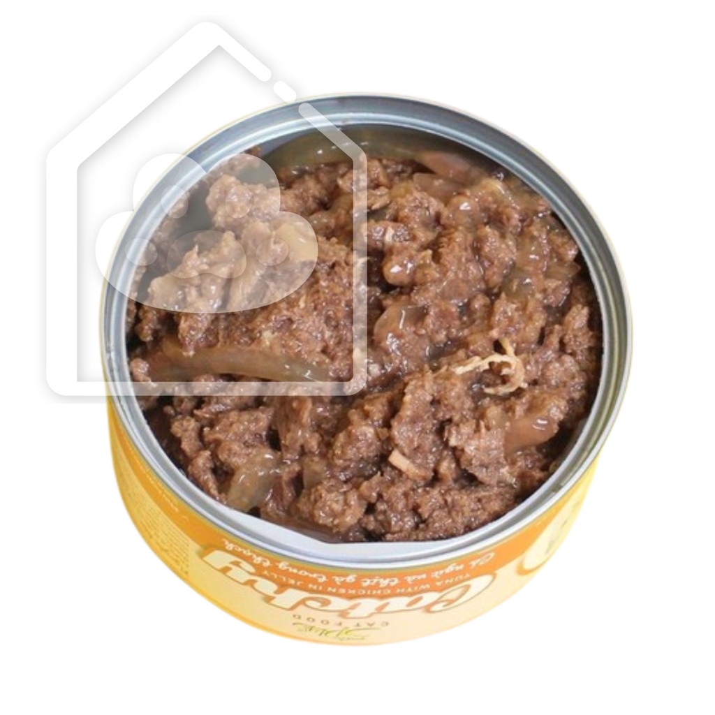 Pate 5Plus Catchy cho mèo dinh dưỡng đủ vị lon giá rẻ 170g - Bivido