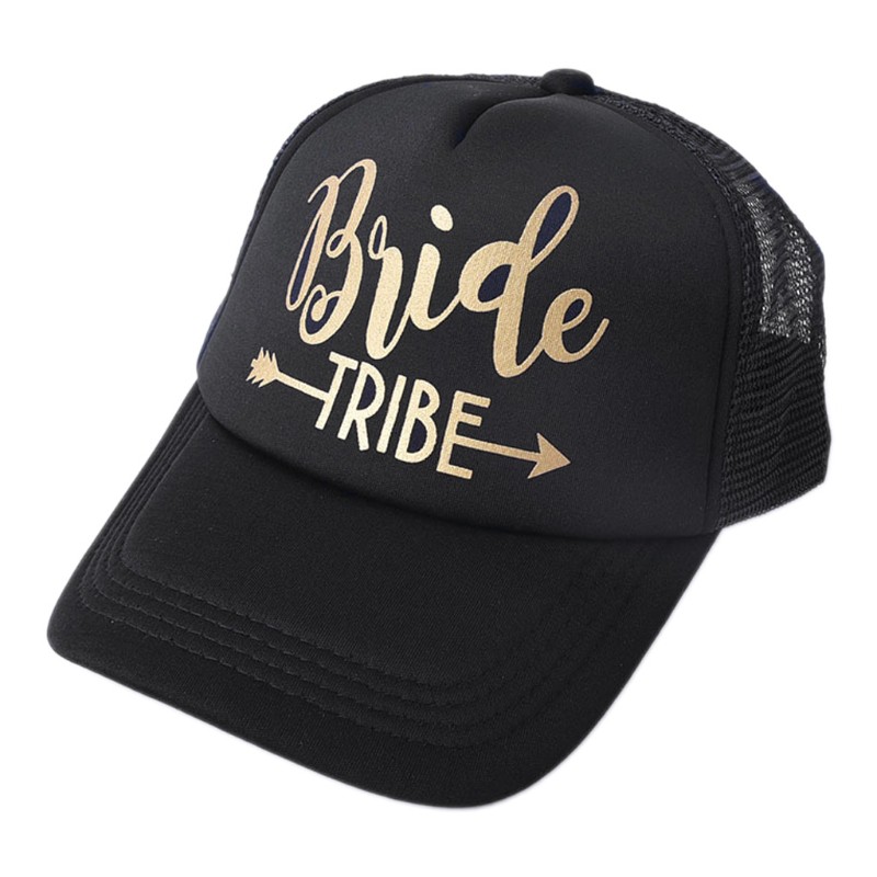 Mũ Lưỡi Trai In Chữ Bride Snapback Trucker Mesh Hat Wedding