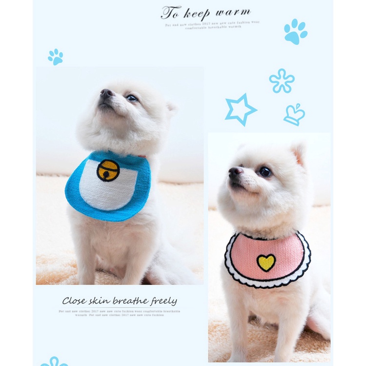 Yếm đeo cổ dễ thương cho thú cưng chó mèo