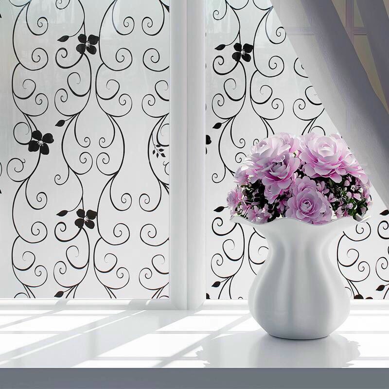 Decal dán kính , giấy đề can dán làm mờ kính chống nắng đẹp giá rẻ (45x10 mét)