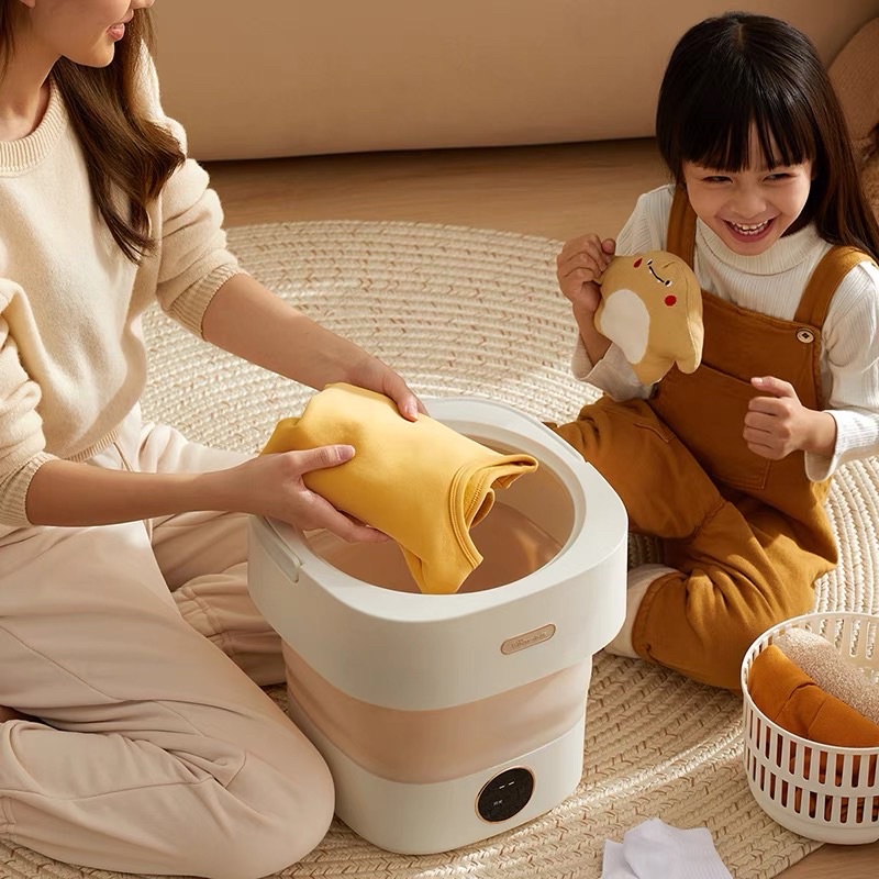 Máy giặt Bear có lồng vắt 8,5L bản new 2022 hàng chính hãng - Bambobi