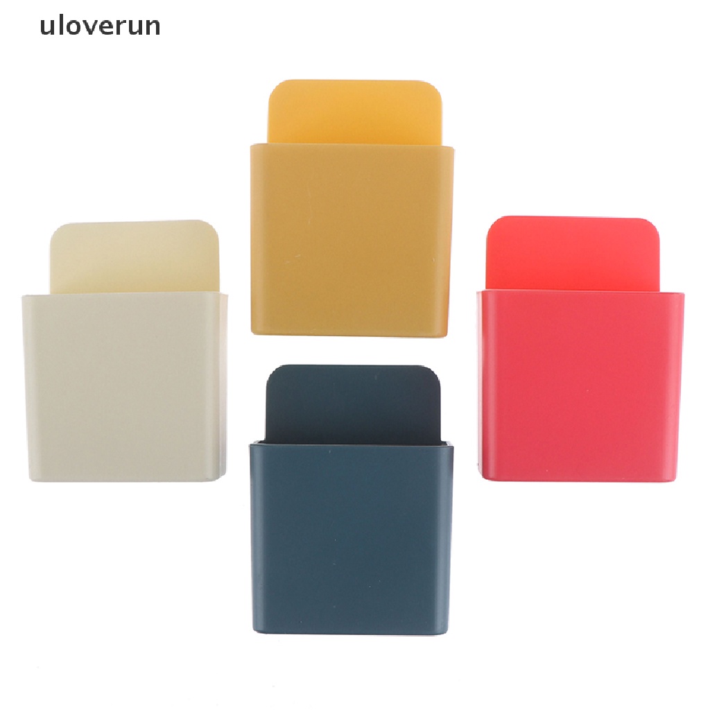 uloverun 1Pc Remote Control Air Conditioner Storage Box Case Plug Holder Wall Organizer vn