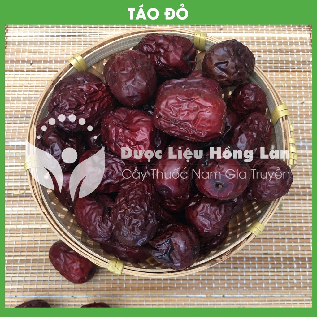 QUẢ TÁO ĐỎ (HỒNG TÁO) khô đóng gói 1kg - congtyduoclieuhonglan