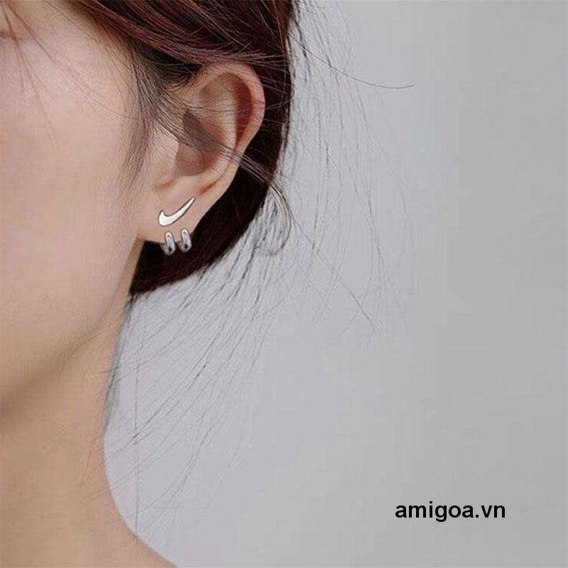 ✨✨Khuyên Tai Dạng Móc Thiết Kế Đơn Giản Phong Cách Hip Hop Cho Nam Và Nữ