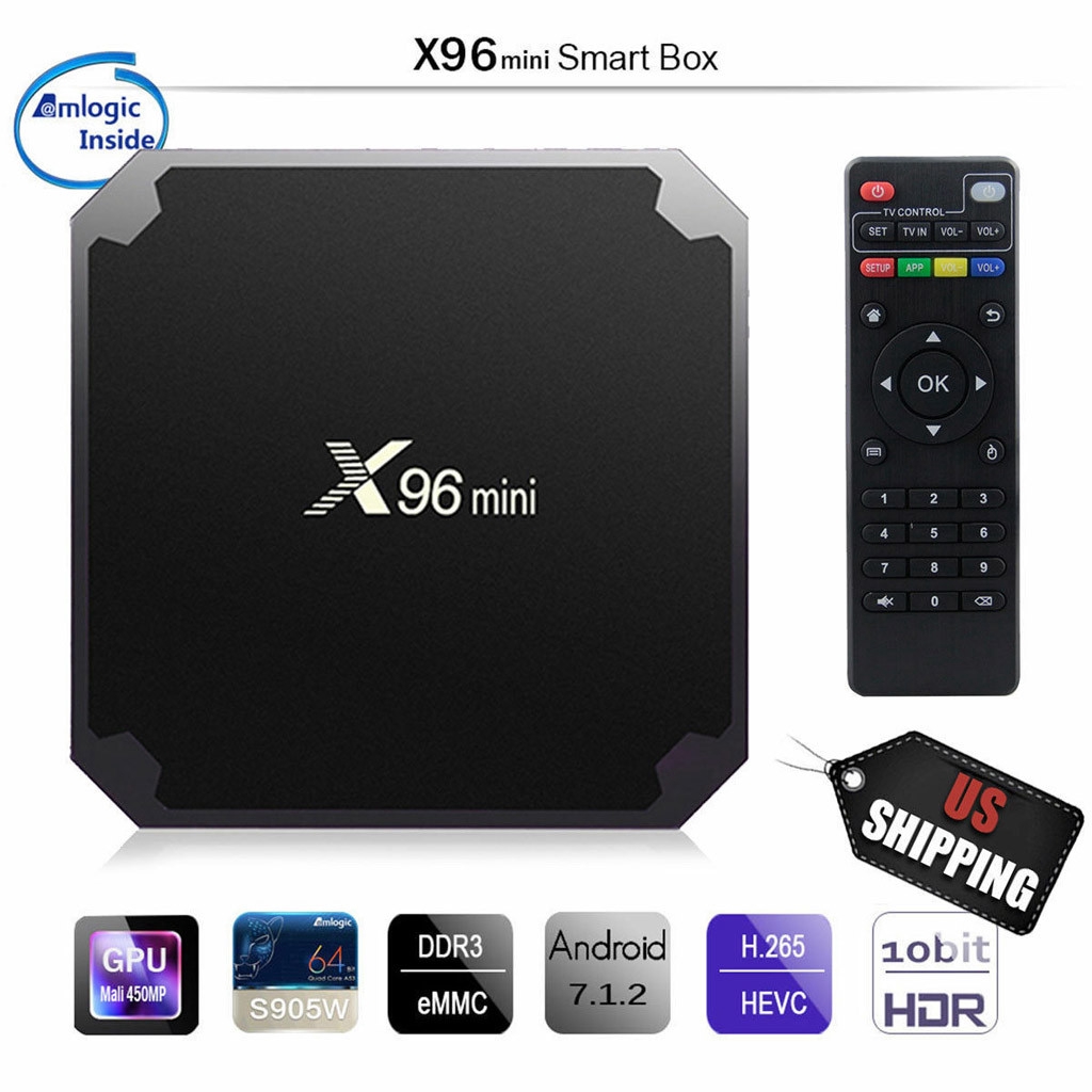 Tv Box X96 Mini Quad Core 2gb + 16gb Android 7.1