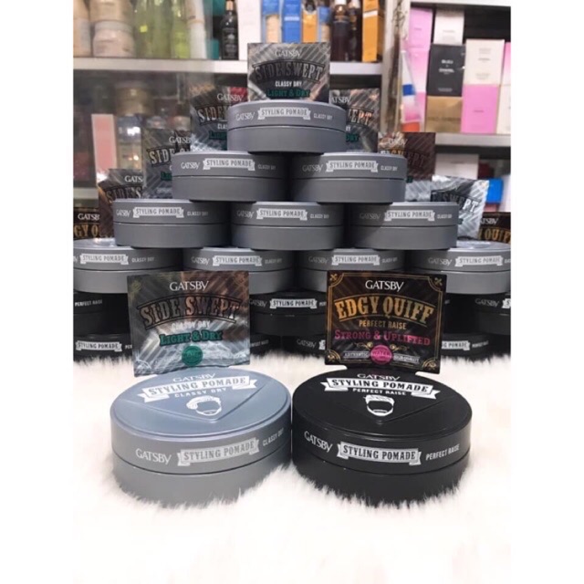 Wax vuốt tóc Gatsby Pomade gốc nước sx Indonesia