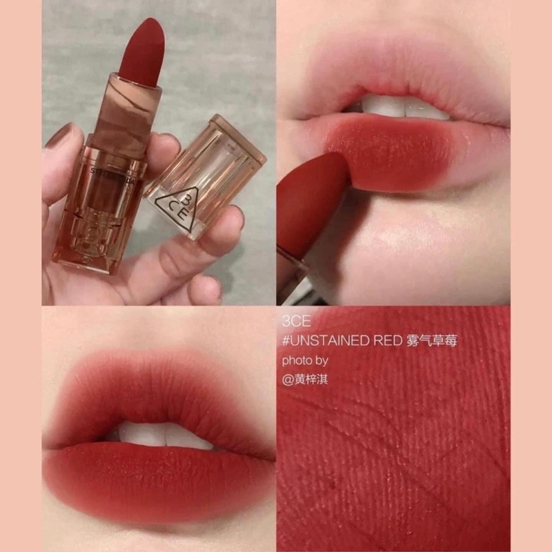 Son lì 3CE Soft matte vỏ loang nâu 3.5g