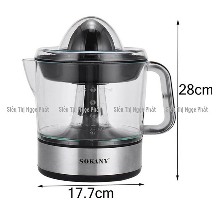 [CHÍNH HÃNG] Máy vắt cam, máy ép cam SOKANY JE-623D 700ml