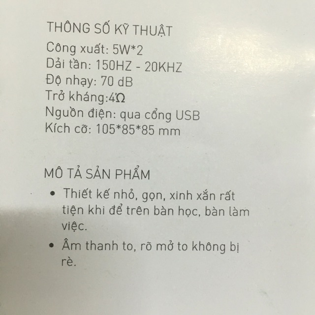 Loa vi tính máy tính TAKO 730 ( hàng chuẩn) BH 1 năm