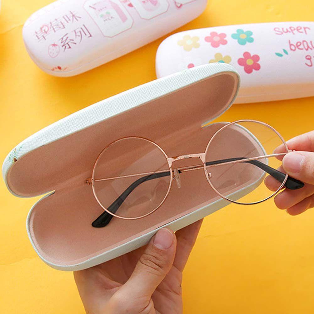 Hộp Đựng Mắt Kính Bằng Da PU Họa Tiết Hoạt Hình Dễ Thương Chất Lượng Cao