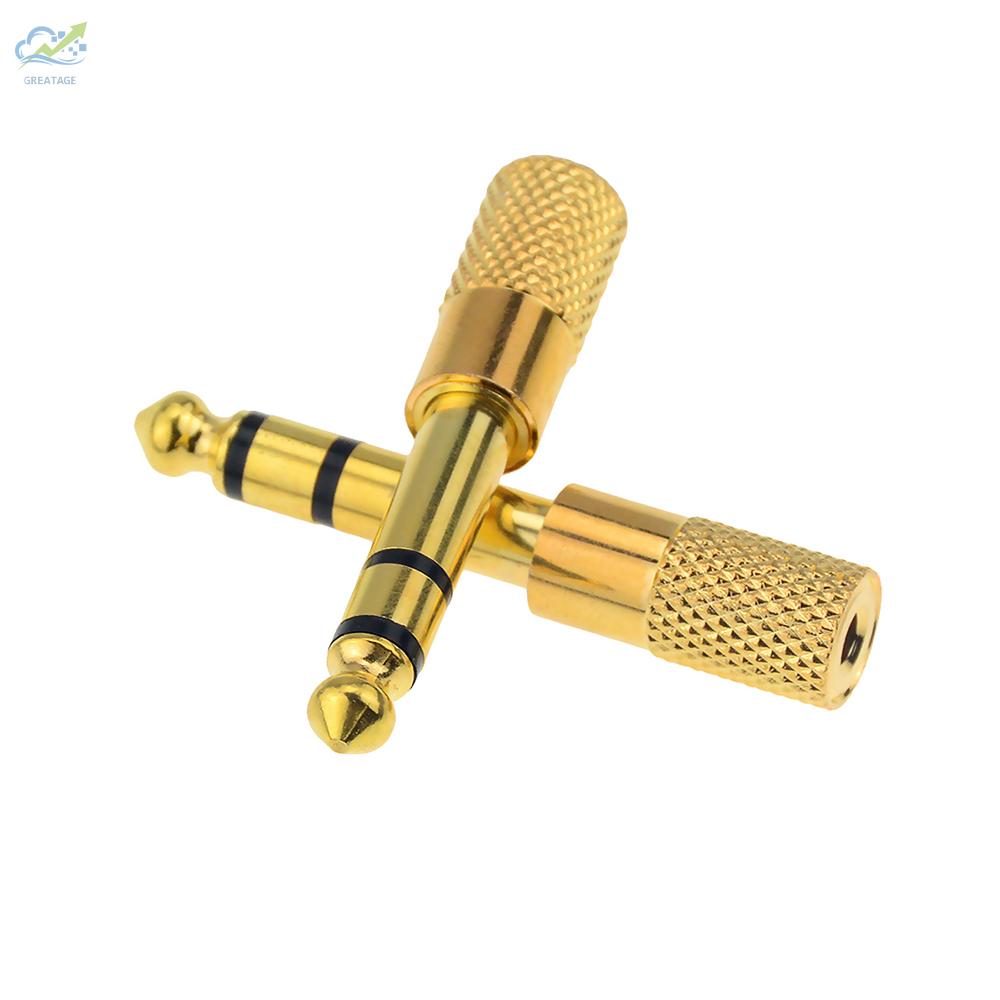 Giắc Chuyển Đổi Từ Giắc Cắm 6.5 / 6.35mm Sang 3.5mm Chuyên Dụng Cho Micro