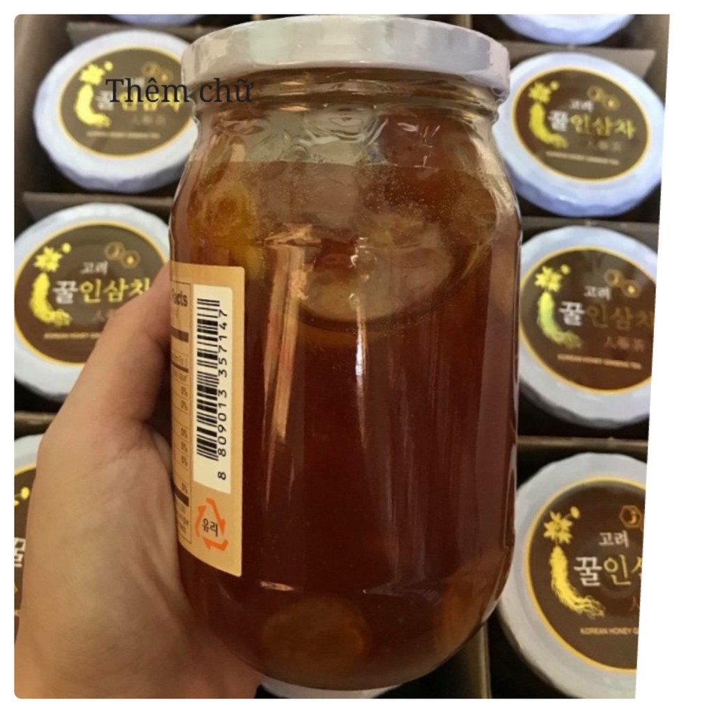 Sâm tươi thái lát ngâm mật ong Bio ApGold Hàn Quốc Mẫu Mới (580g) date tháng 2 2023 | BigBuy360 - bigbuy360.vn