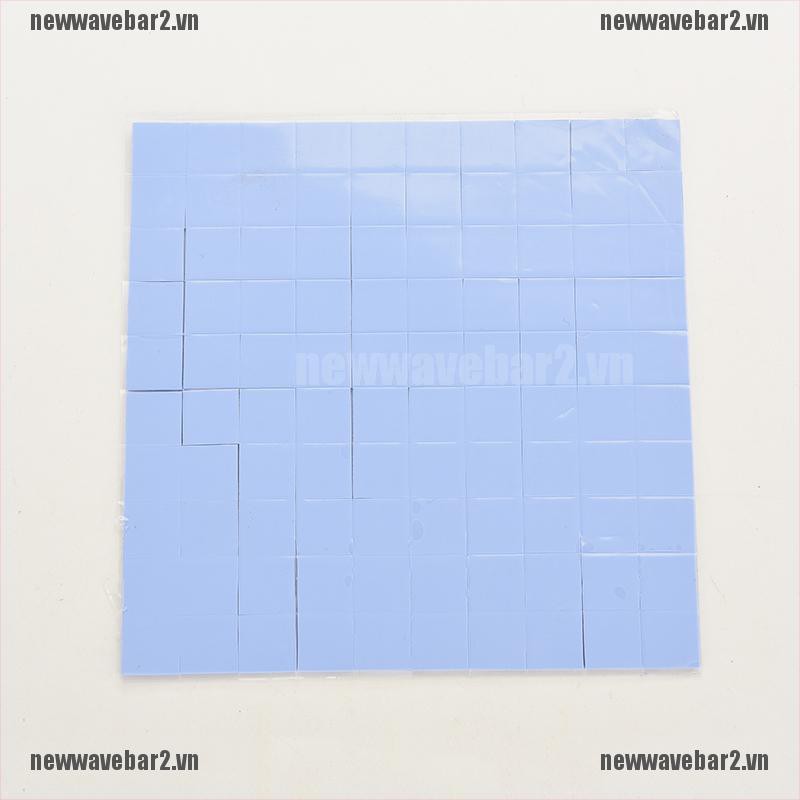 Bộ 100 Miếng Tản Nhiệt Bằng Silicon Kích Thước 10x10x1mm