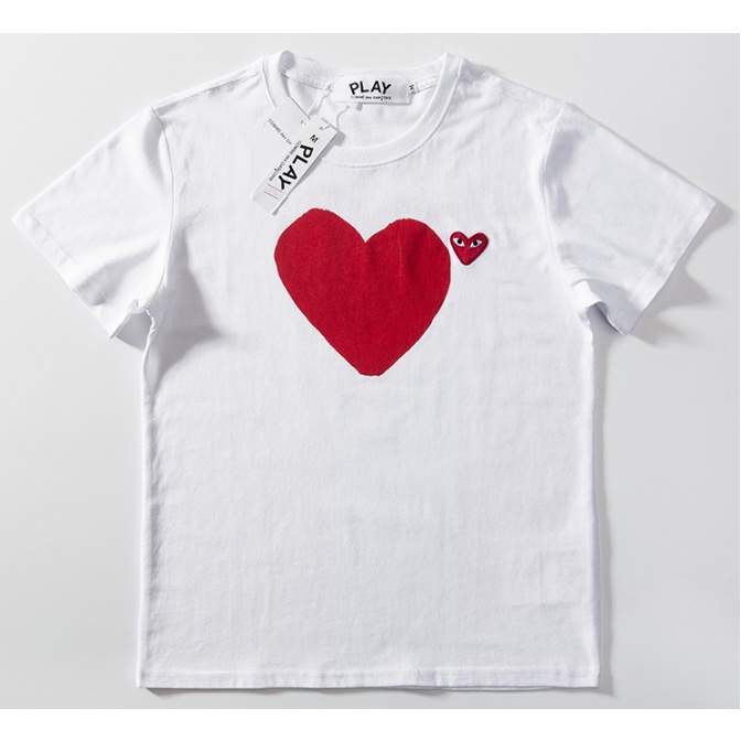 Mới Áo Thun Tay Ngắn In Chữ comme des garcons cdg Cá Tính Cho Nam Và Nữ