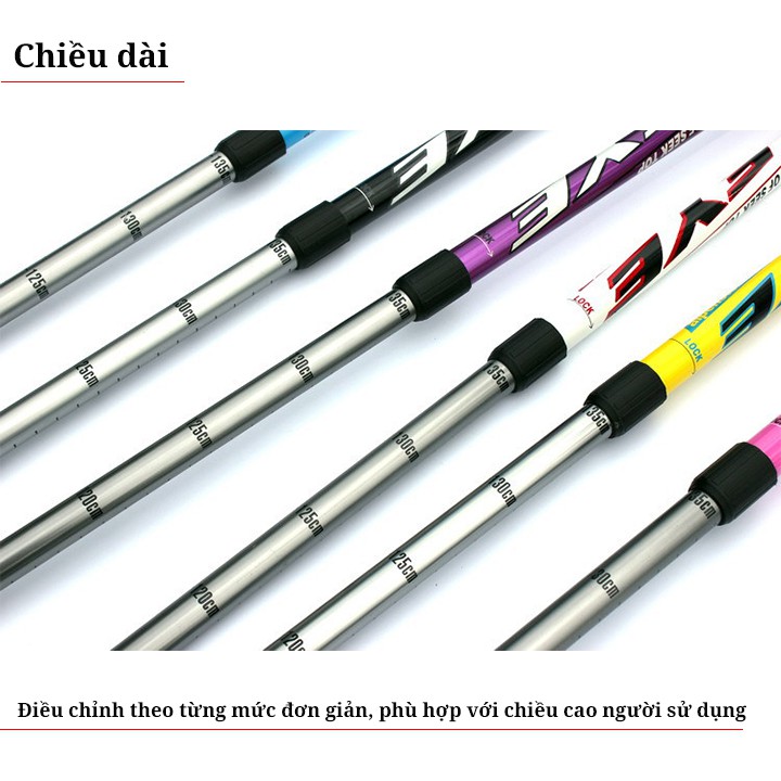 Gậy leo núi gậy đi rừng trekking GA2