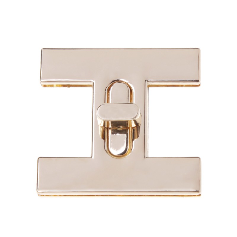 Khóa chốt xoay kim loại kiểu chữ H dùng tiện lợi để làm túi xách thủ công