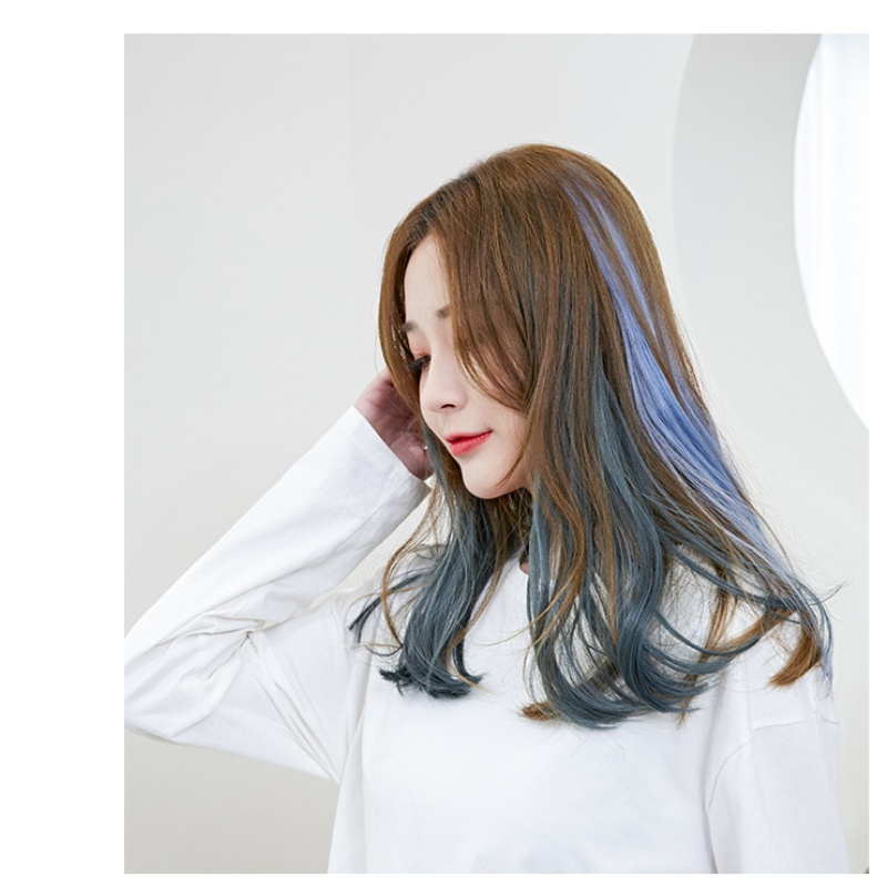 Bộ Tóc Giả Xoăn Nhiều Màu Sắc Thời Trang Cho Nữ