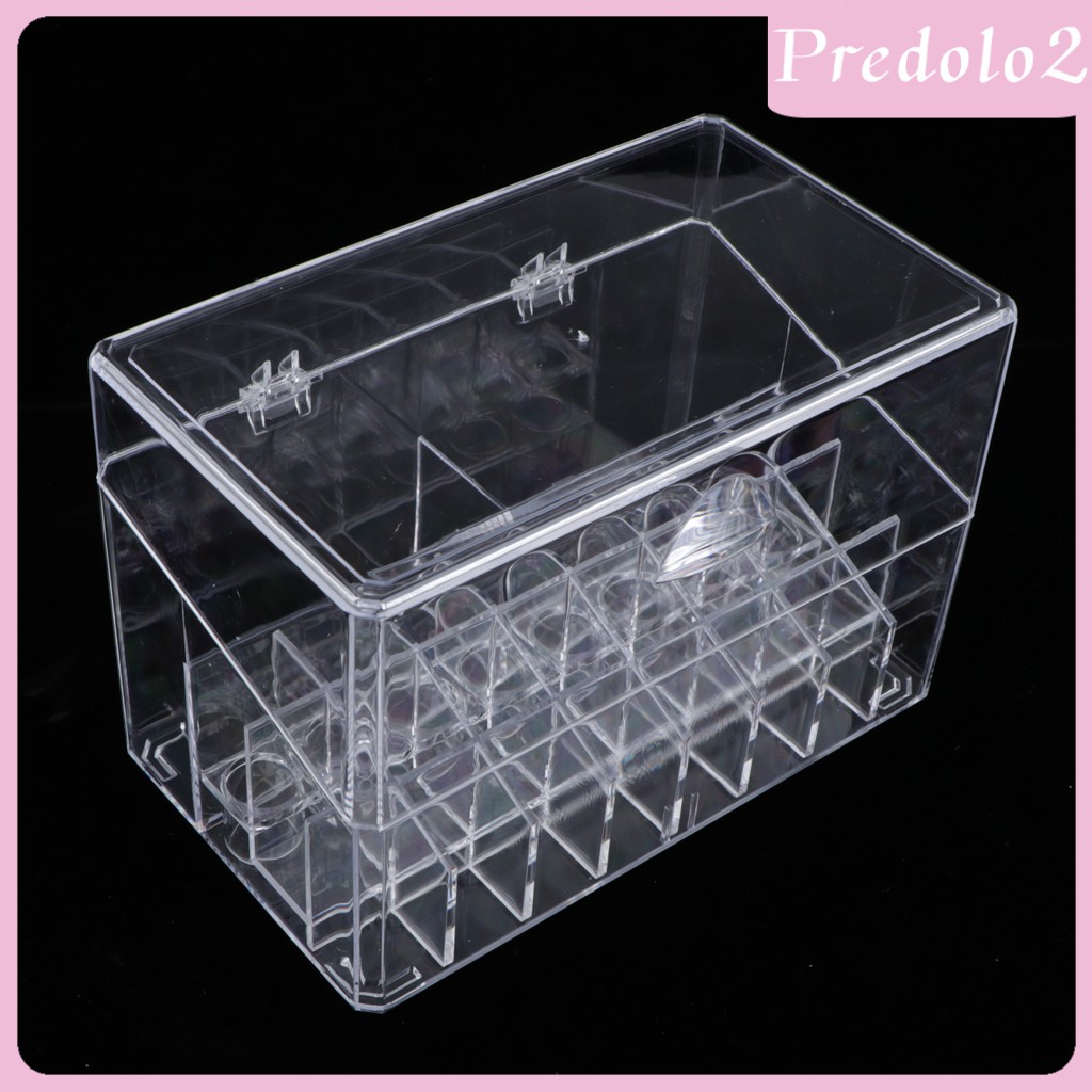 Khay Đựng Son Môi Chất Liệu Acrylic Có Nắp Màu Trong Suốt Tiện Dụng | BigBuy360 - bigbuy360.vn