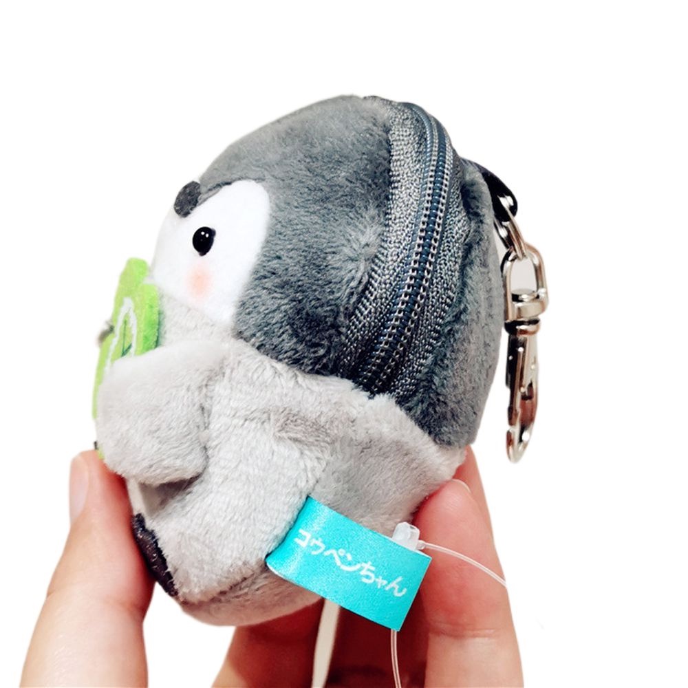 1 Móc Khóa Hình Chim Cánh Cụt Nhồi Bông Đáng Yêu