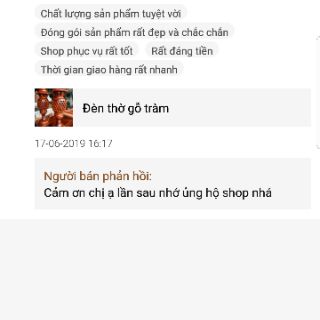 Đèn thờ bằng gỗ