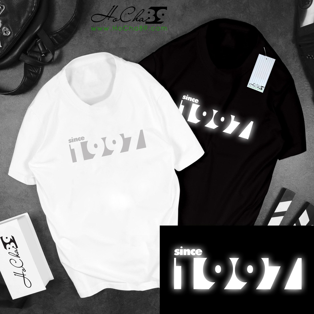 Áo Thun NĂM SINH 1997 Phản Quang Cao Cấp - Vải Cotton 4c Siêu Mềm Mịn