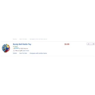 ( Mẫu mới ) Bóng xúc xắc Baby Einstein Bendy Ball