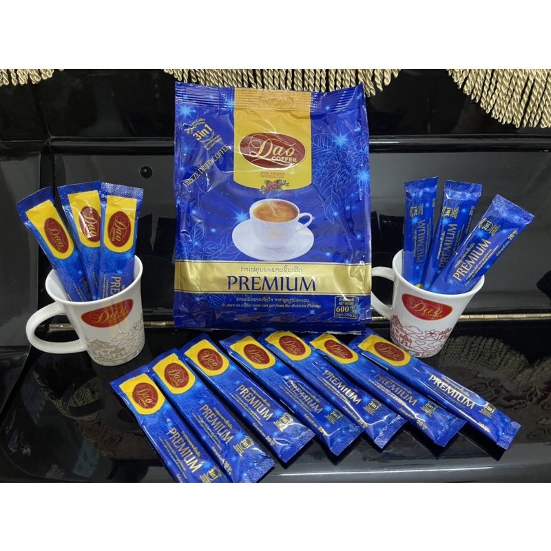 Dao Coffee, 3in1 PREMIUM, 600g (30 gói)
