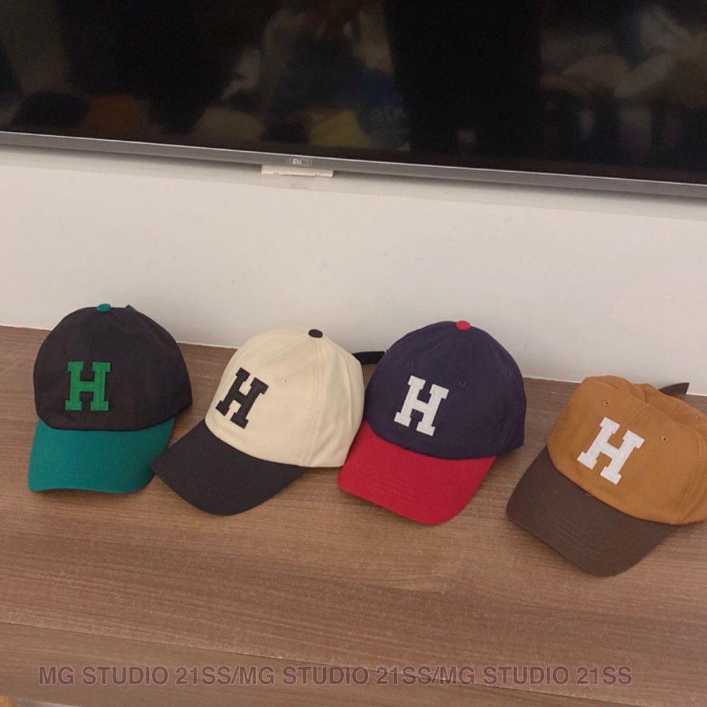 Nón MG STUDIO hoạ tiết thêu nỗi chữ H sành điệu