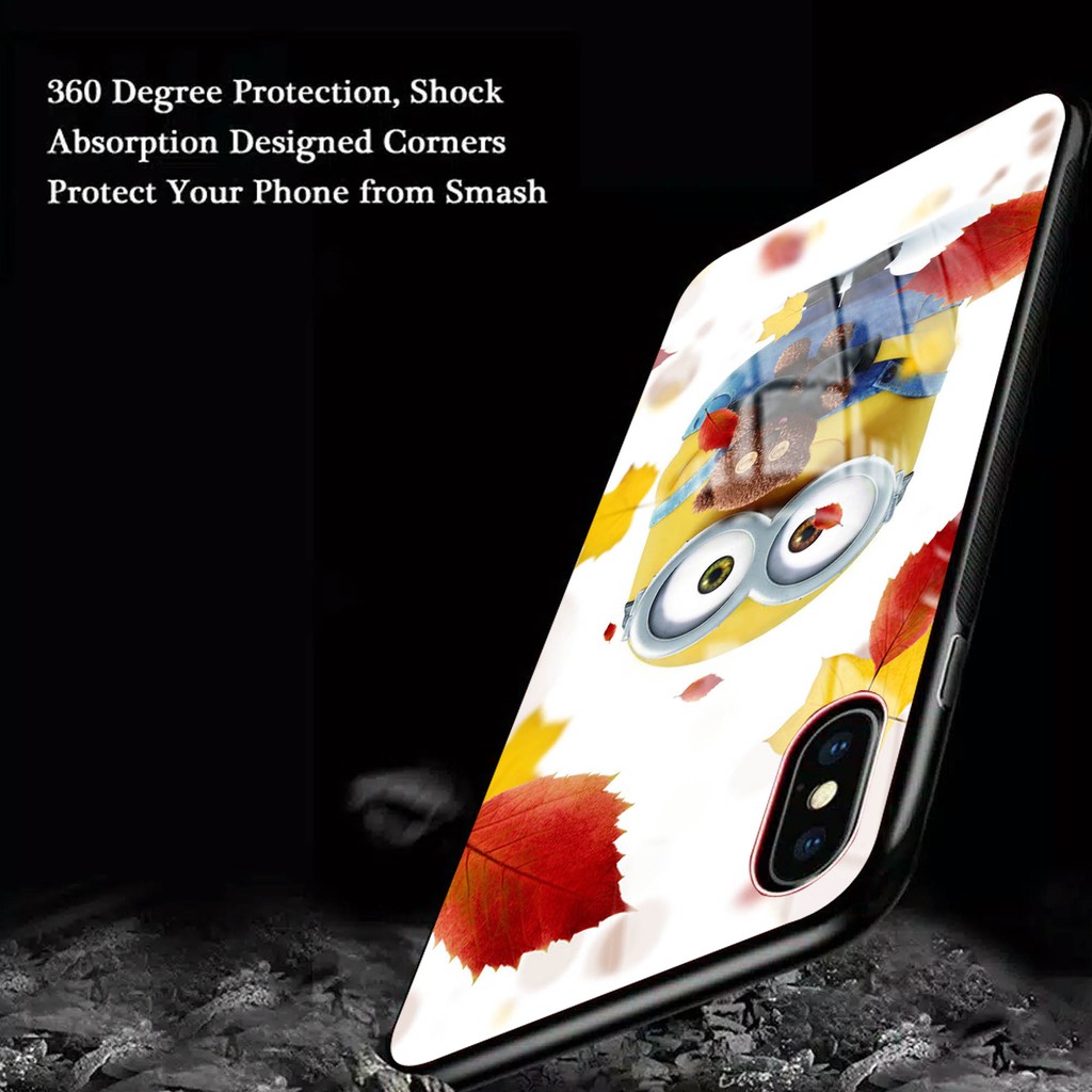 Ốp Điện Thoại Mặt Kính Họa Tiết Despicableble Cho Oppo Vivo Xiaomi Samsung Iphone 2 3 5 5i 5 Pro C1 67