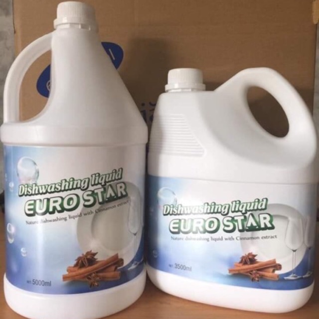 Freeship 99k TQ_Nước rửa chén Eurostar 3,6l