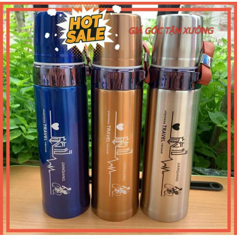 Bình giữ nhiệt, ly giữ nhiệt inox 3 lớp cao cấp có nắp kín thông minh giữ nhiệt trên 12h