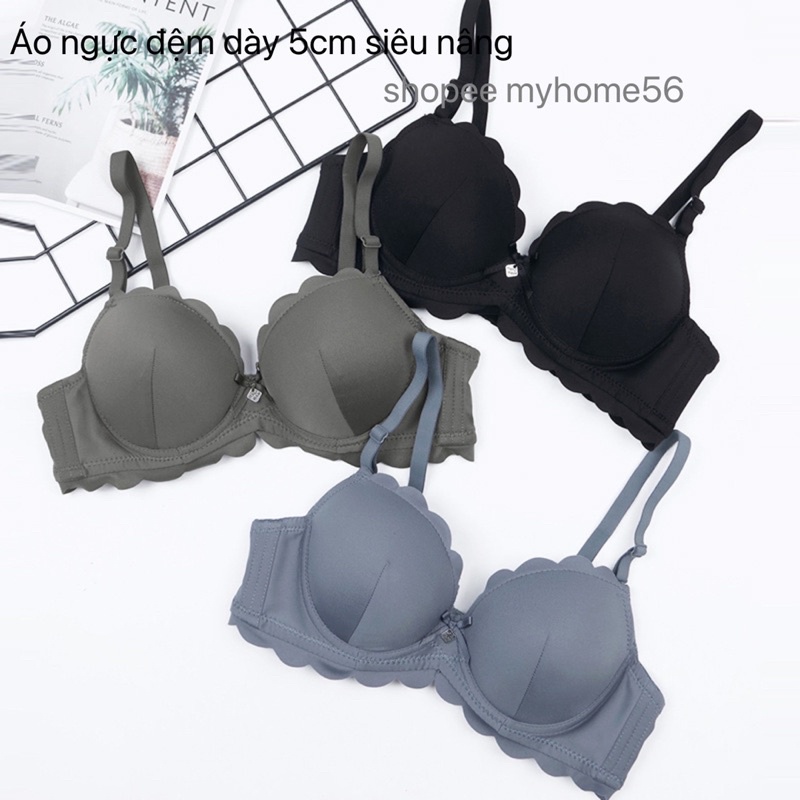 Áo ngực đệm dày mút kép 5cm siêu nâng, siêu đẩy 3892