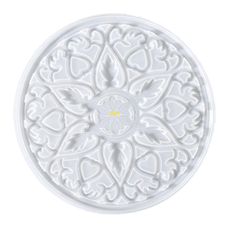 Khuôn Làm Đế Lót Ly Họa Tiết Hoa DIY