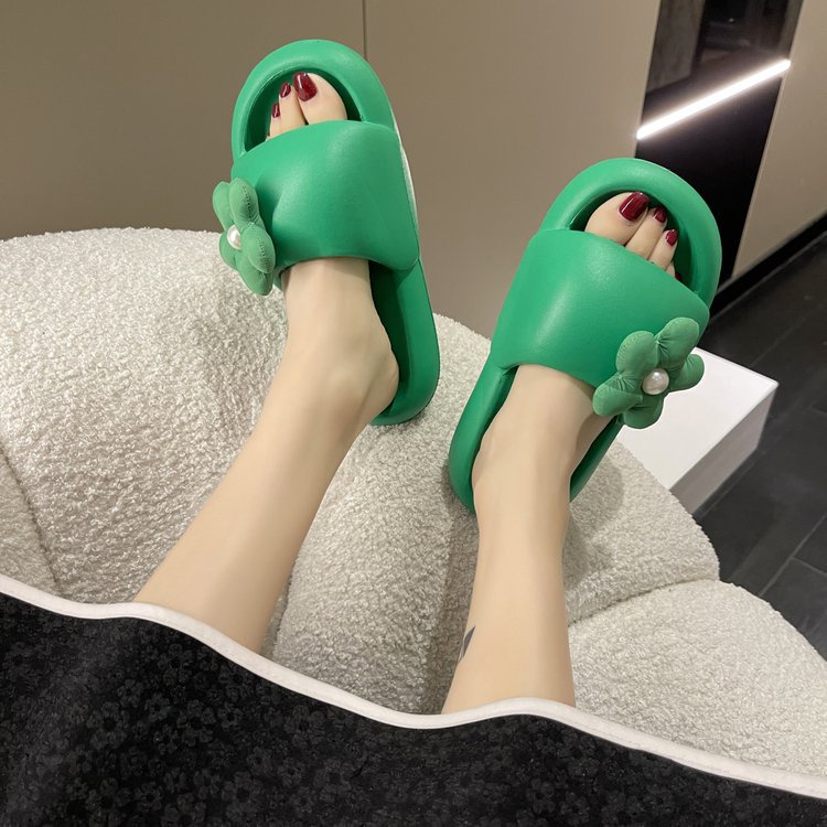 Dép Quai Ngang Đế Dày Phong Cách Hàn Quốc Thời Trang Mùa Hè Cho Nữ