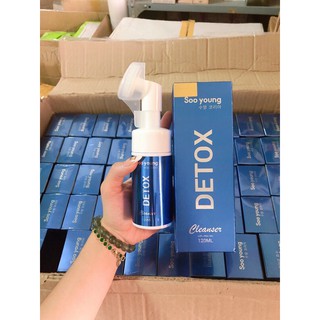 Sữa rửa mặt tạo bọt detox cleanser soo young 120ml