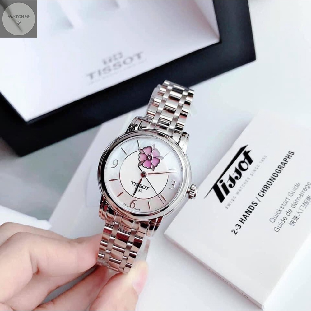 Đồng hồ nữ Tissot T050.207.11.117.05 (T0502071111705) Automatic Lady Heart Flower chính hãng