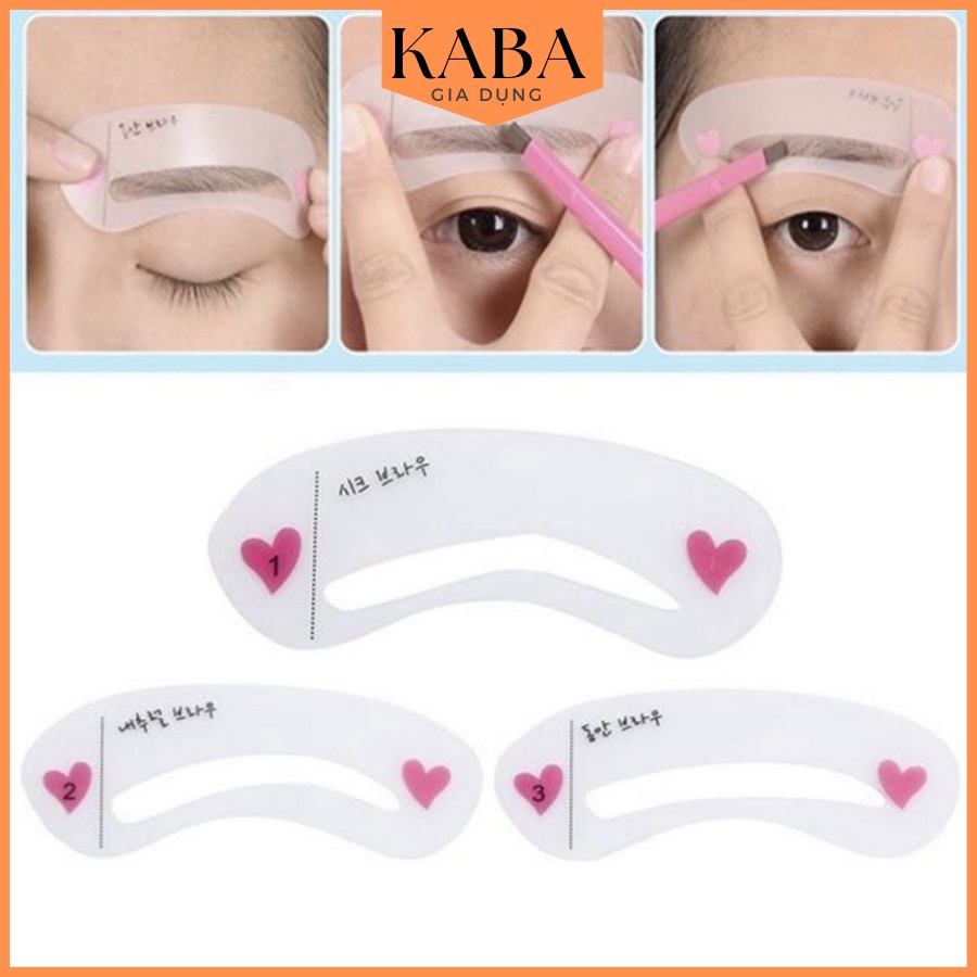 Khung vẽ chân mày khuôn vẽ lông mày tiện dụng KABA
