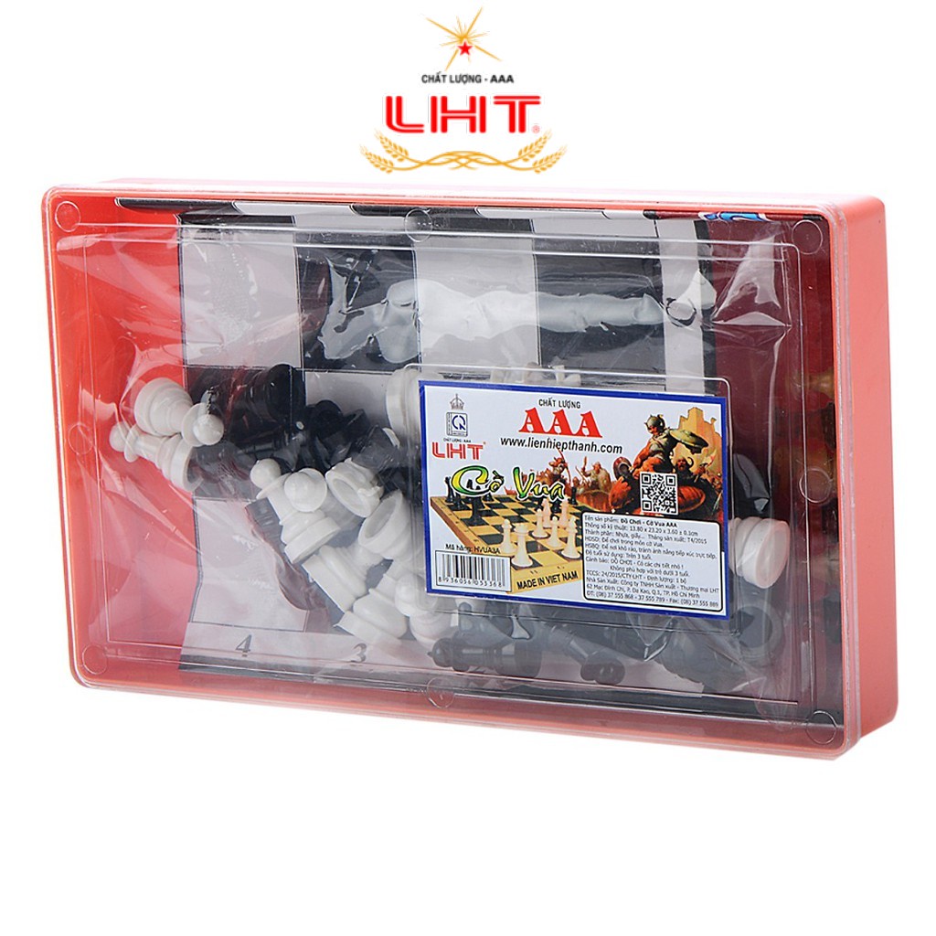 Cờ Vua AAA (Hộp nhựa) - Gọn nhẹ, dễ đem đi - [Chính hãng AAA-LHT]