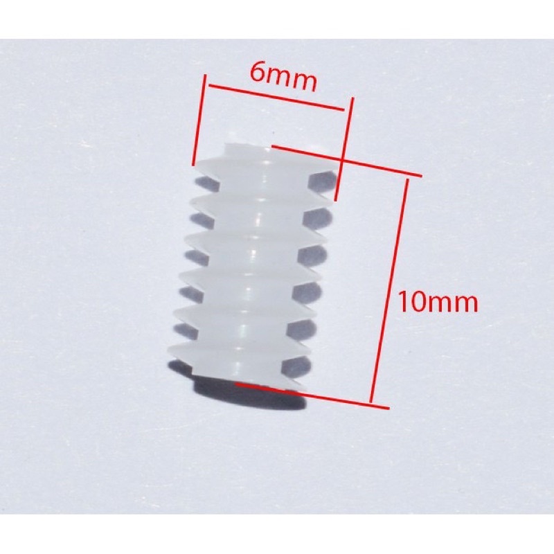 10 bánh răng xoắn 6x8mm.