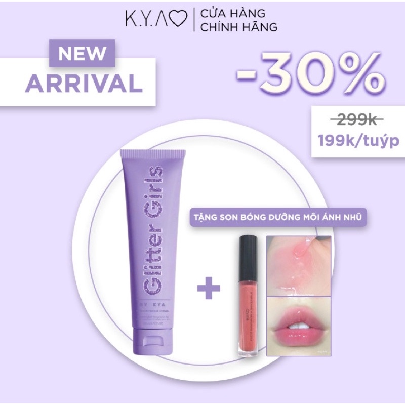 KEM BODY ÁNH NHŨ GLITTER GIRLS - MAKEUP NÂNG TÔNG DA - ÁNH NHŨ