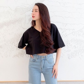 Áo Croptop Cổ Tim ENVY - A0470