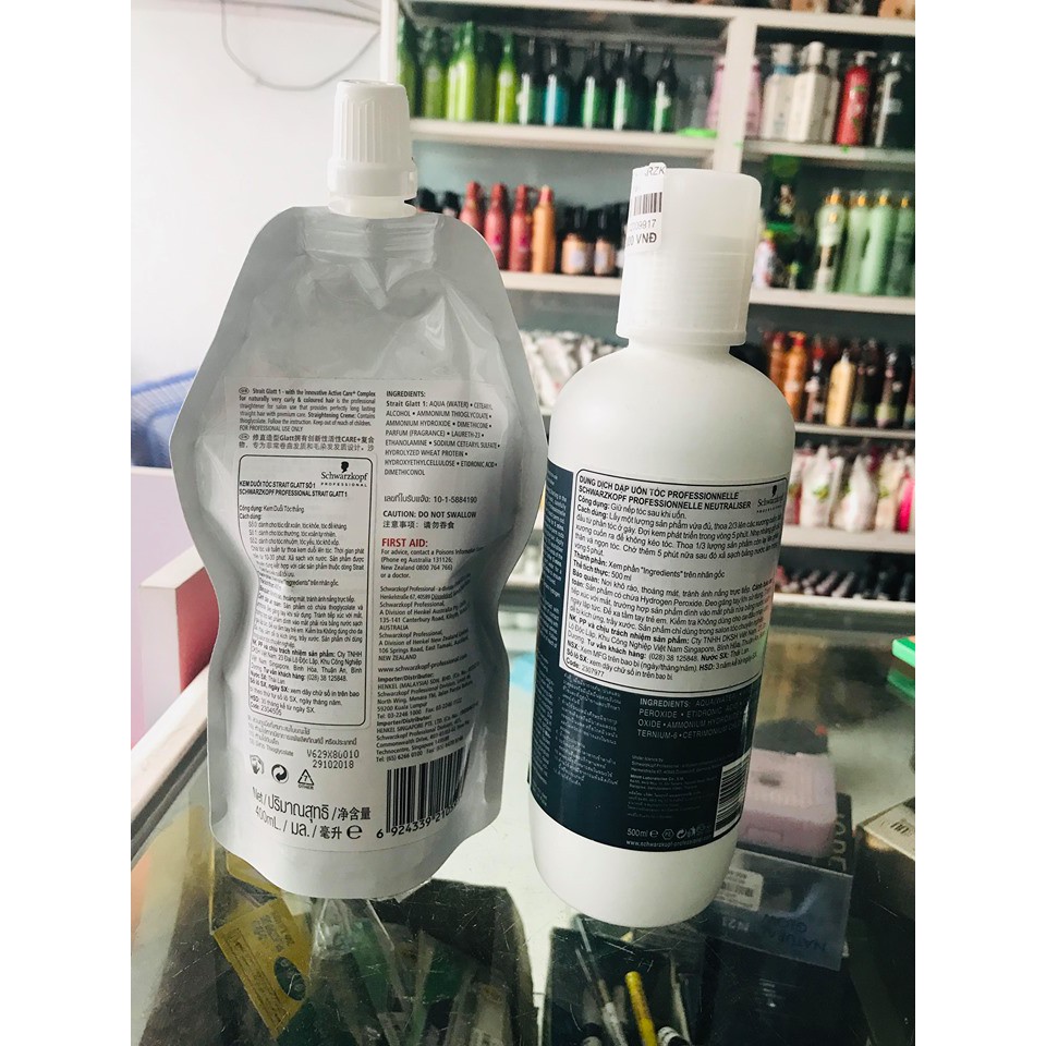 THUỐC UỐN TÓC SETTING NÓNG SCHWARZKOPF GLATT CAO CẤP CHÍNH HÃNG