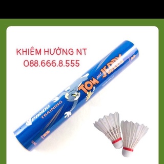 Cầu Lông Rẻ Tom and Jerry 1 ống gồm 12 trái