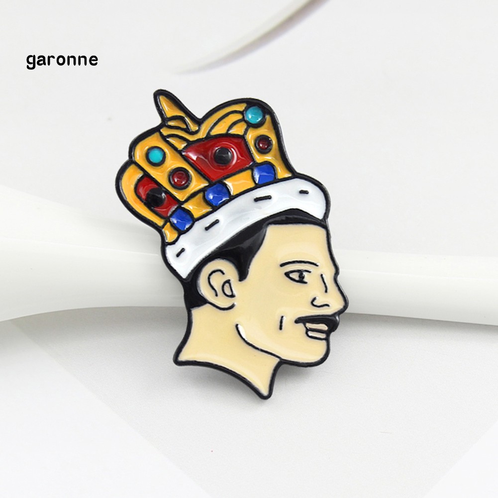 Ghim cài áo trang sức nghệ thuật hình ca sĩ Freddie Mercury