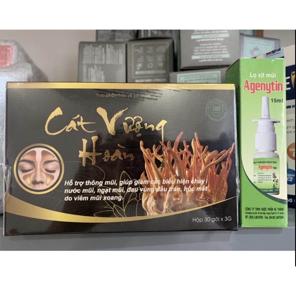 Cát vượng hoàn chính hãng, cát vượng hoàn viêm xoang chính hãng 100%