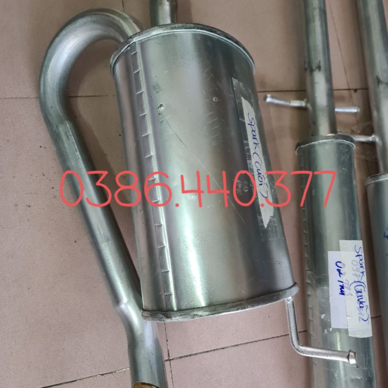 Ống xả Matiz 3, Spark đoạn giữa, đoạn cuối đời 03/11