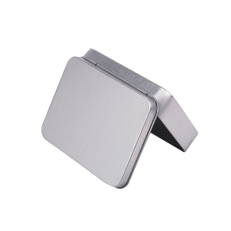 Hộp Thiếc Nhỏ Đựng Tiền Xu/Chìa Khóa Màu Bạc Lật