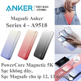 Mua Sạc không dây từ tính Magsafe Anker Magetic 5k- A9518 series 4 dung lượng 5000mAh