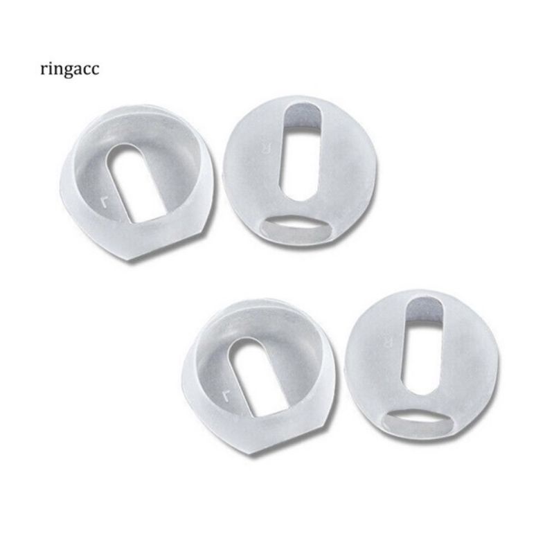 Bộ 2 Nút Đệm Tai Bằng Silicon Chống Trơn Trượt , chống bẩn Cho Tai Nghe Airpods 1 2 i11, i12, pro ,airpod3