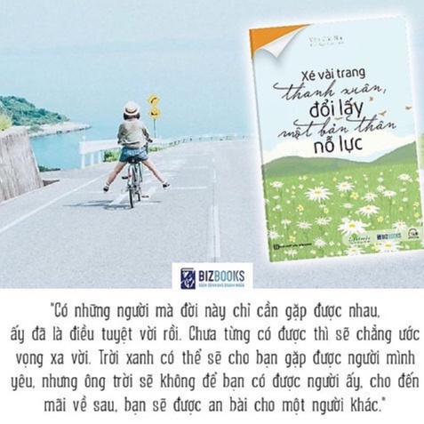 Sách - Xé vài trang thanh xuân, đổi lấy một bản thân nỗ lực